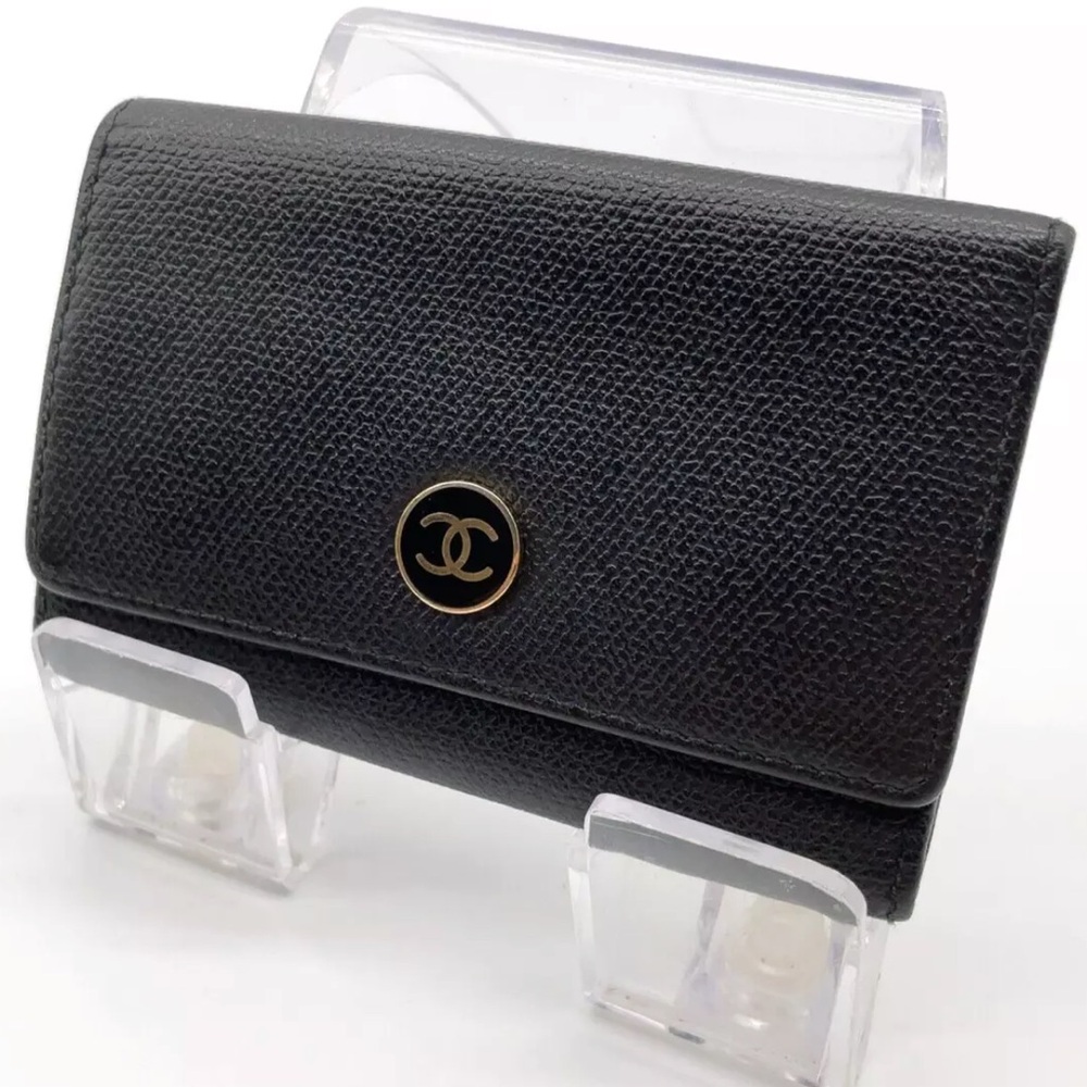 AUTH Chanel CC KeyHolder Key Holder